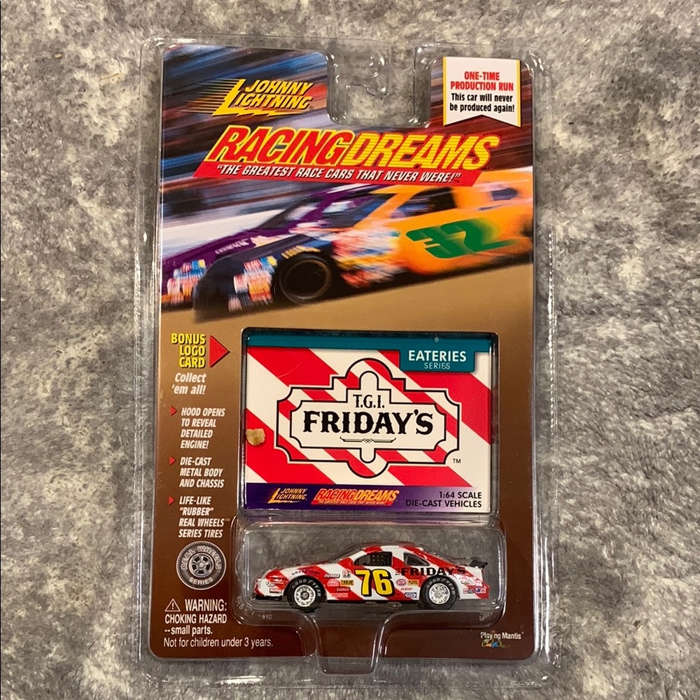 Johnny Lightning TGI Friday's Racing Car
